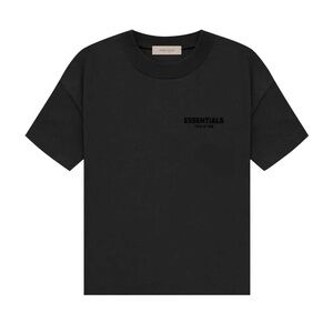Essentials Fear Of God Jet Black Short sleeve t-shirt